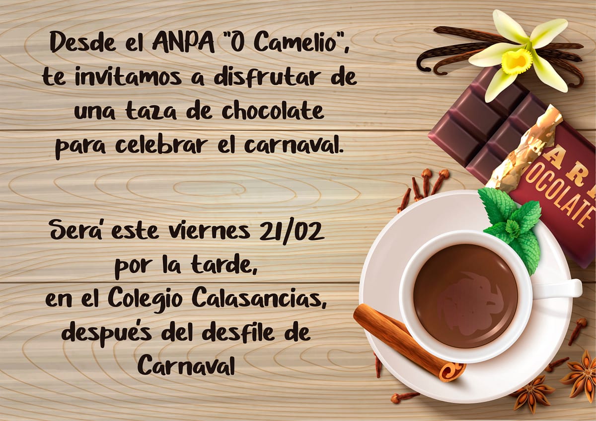 Cartel Chocolate Carnaval